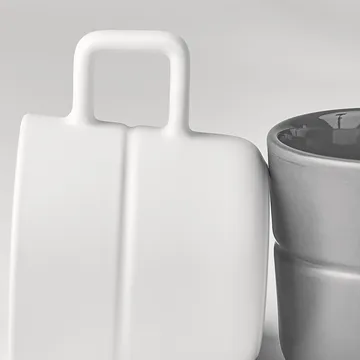 Lines kubek 300 ml 2‑pak - Biały - NJRD