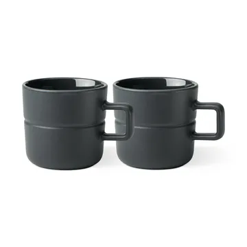 Lines kubek 300 ml 2‑pak - Ciemnoszary - NJRD