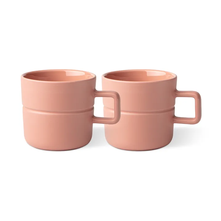 Lines kubek 300 ml 2‑pak - Różowy - NJRD