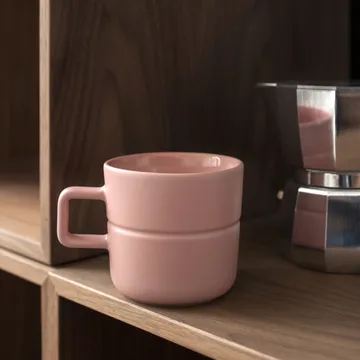 Lines kubek 300 ml 2‑pak - Różowy - NJRD