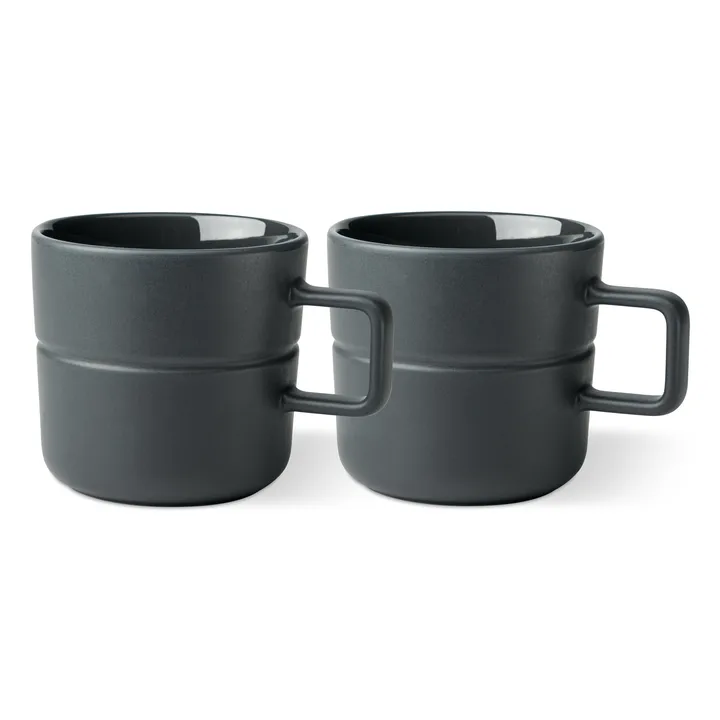 Lines kubek 500 ml 2‑pak - Ciemnoszary - NJRD