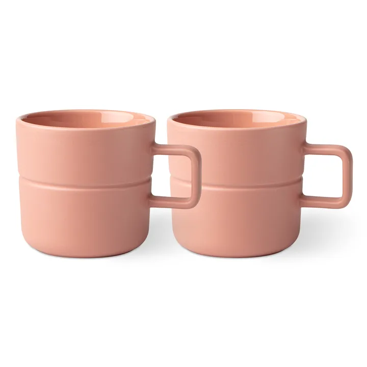 Lines kubek 500 ml 2‑pak - Różowy - NJRD