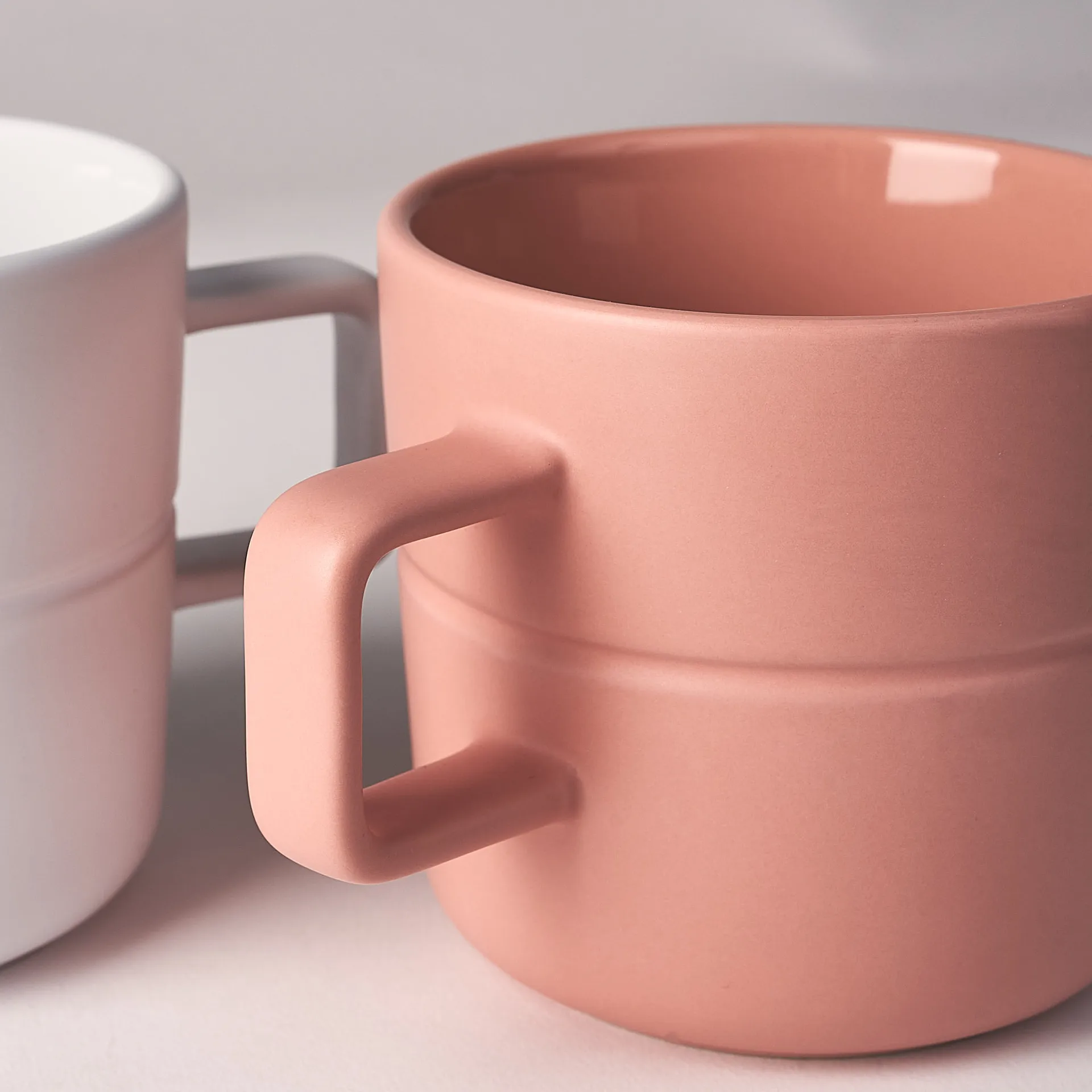 Lines kubek 500 ml 2‑pak, Różowy NJRD
