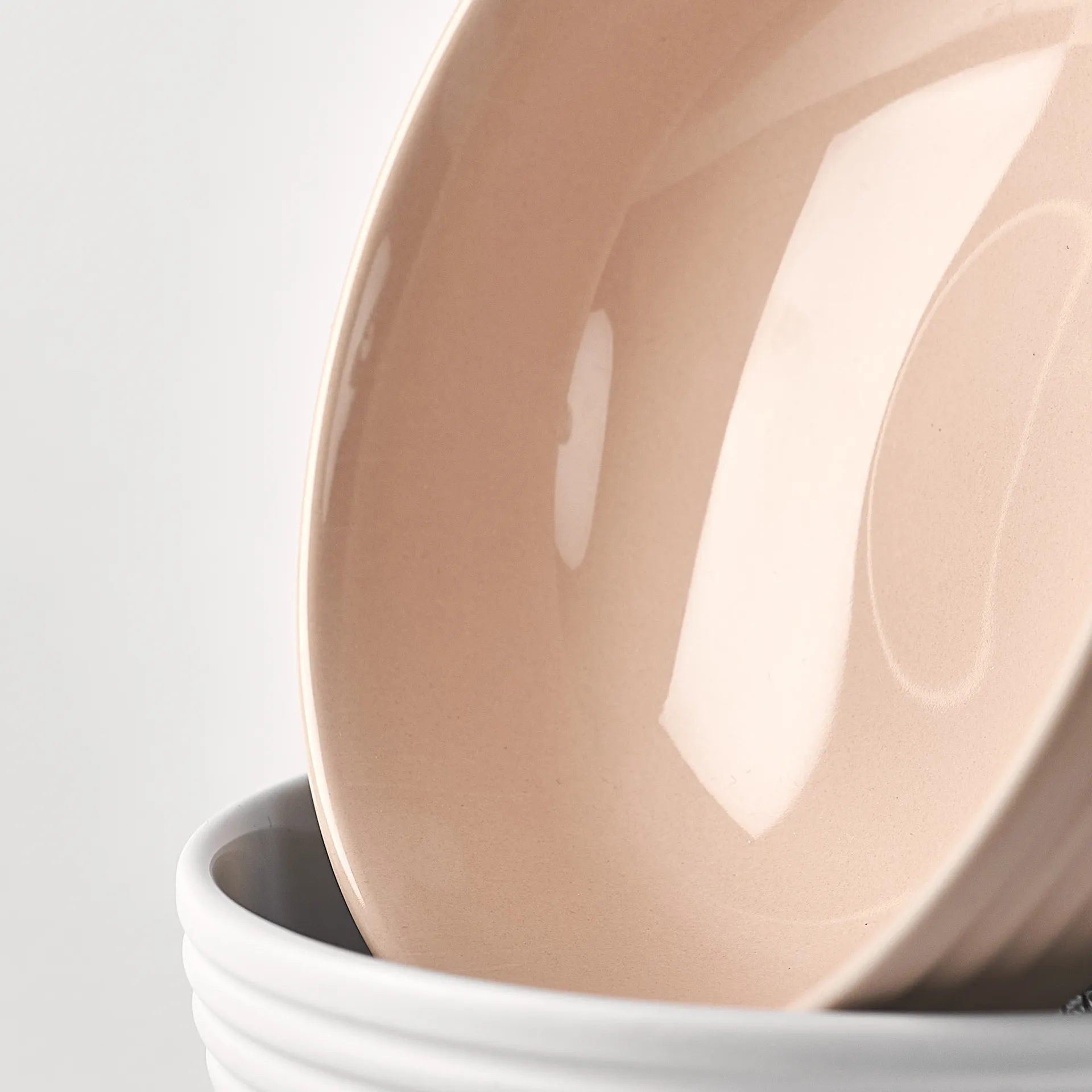 Miska Lines Ø16 cm 6-pak, Beżowy NJRD