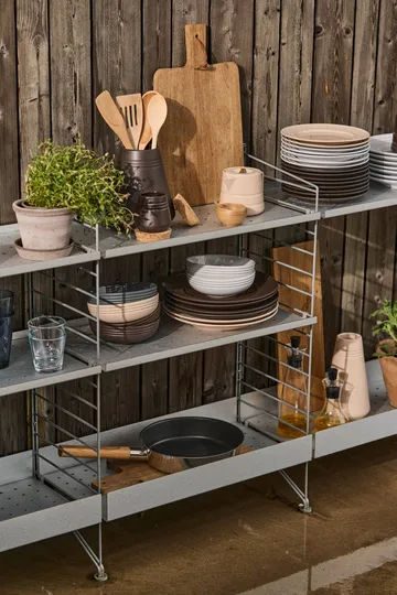 Miska Lines Ø16 cm 6-pak - Ciemnoszary - NJRD