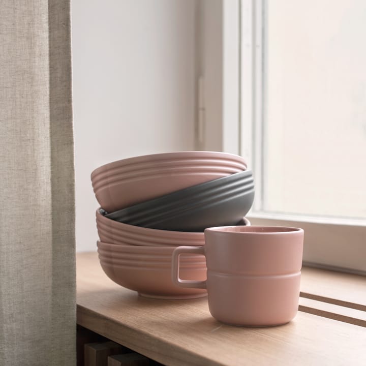 Miska Lines Ø16 cm, Ciemnoszara NJRD