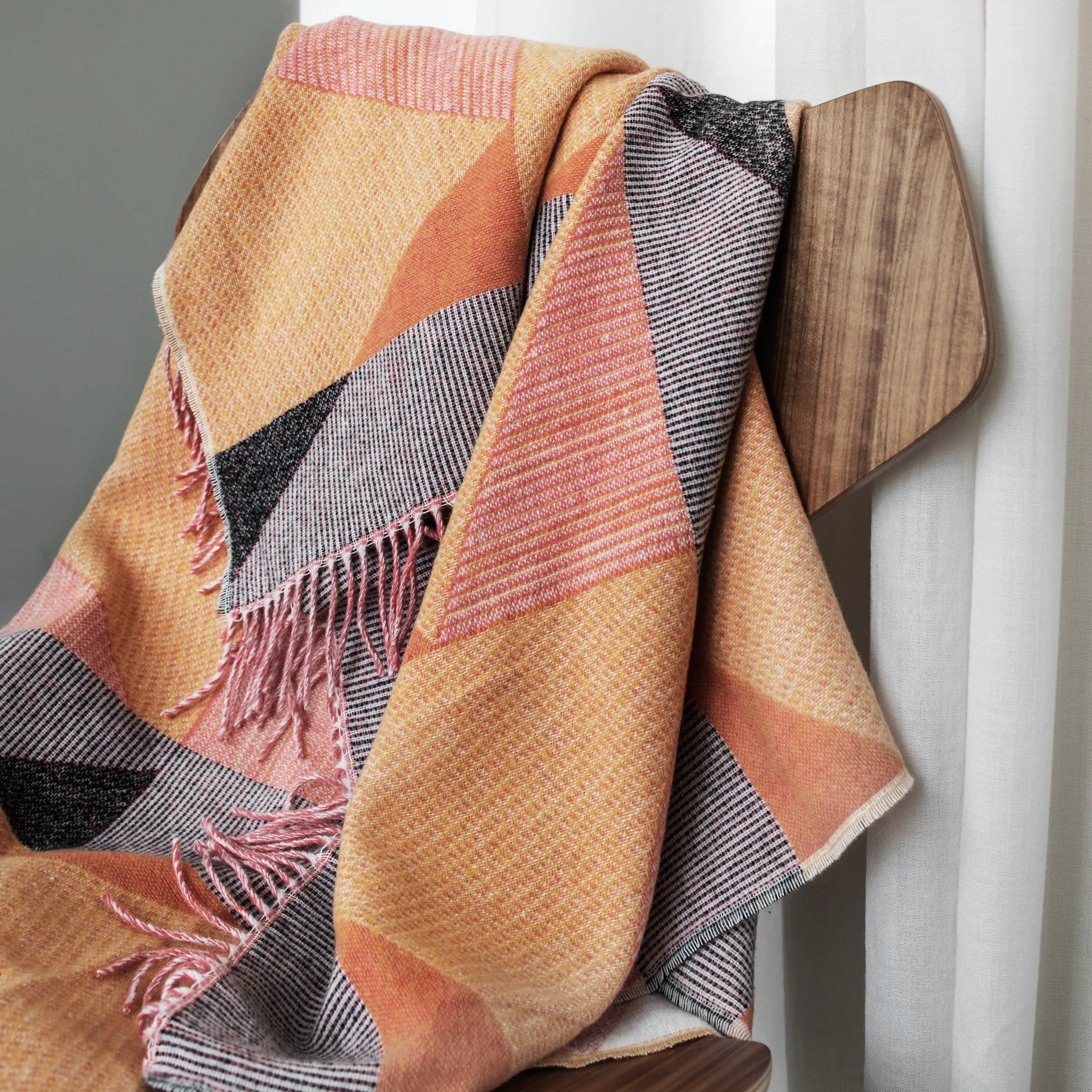 Pled bawełniany Metric, Różowy NJRD