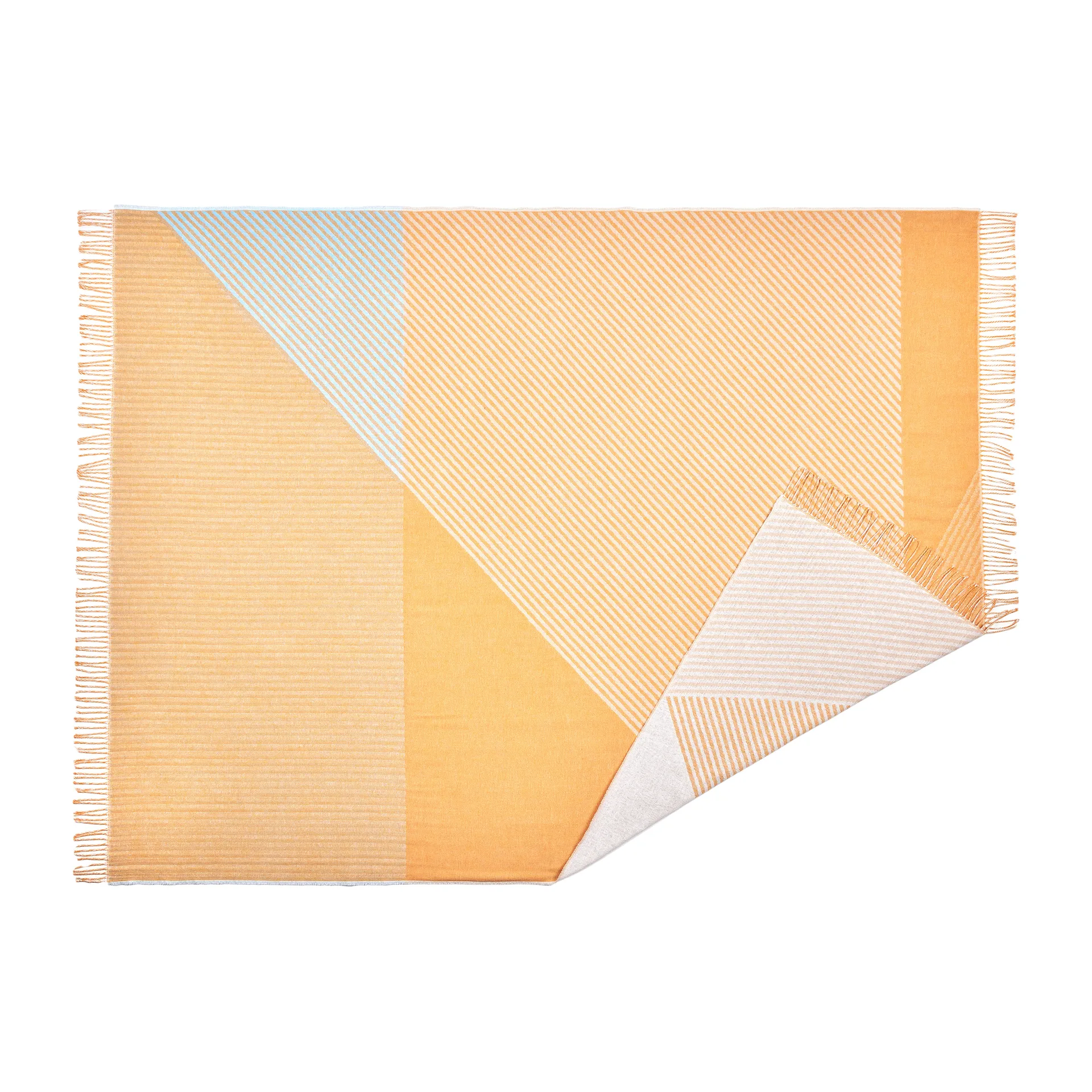 Pled bawełniany Stripes, Żółty NJRD