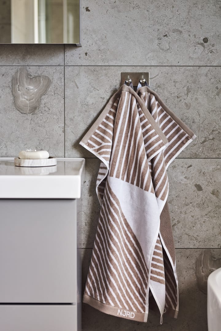 Ręcznik do rąk Stripes 50x70 cm - Beżowy - NJRD