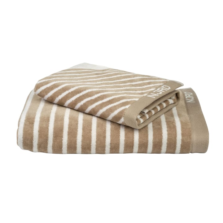 Ręcznik do rąk Stripes 50x70 cm, Beżowy NJRD