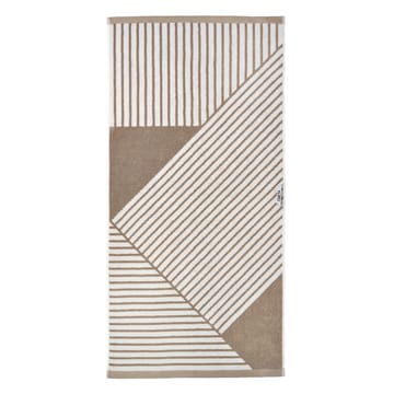 Ręcznik kąpielowy Stripes 70x140 cm - Beżowy - NJRD
