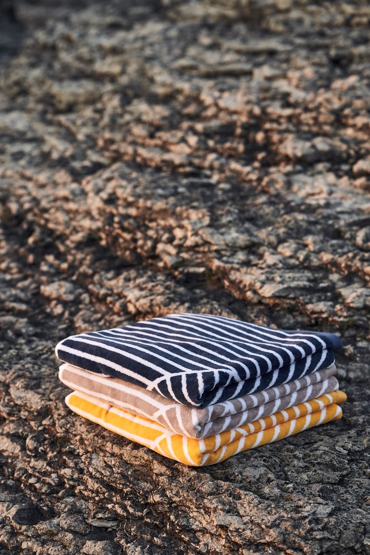 Ręcznik kąpielowy Stripes 70x140 cm - Niebieski - NJRD