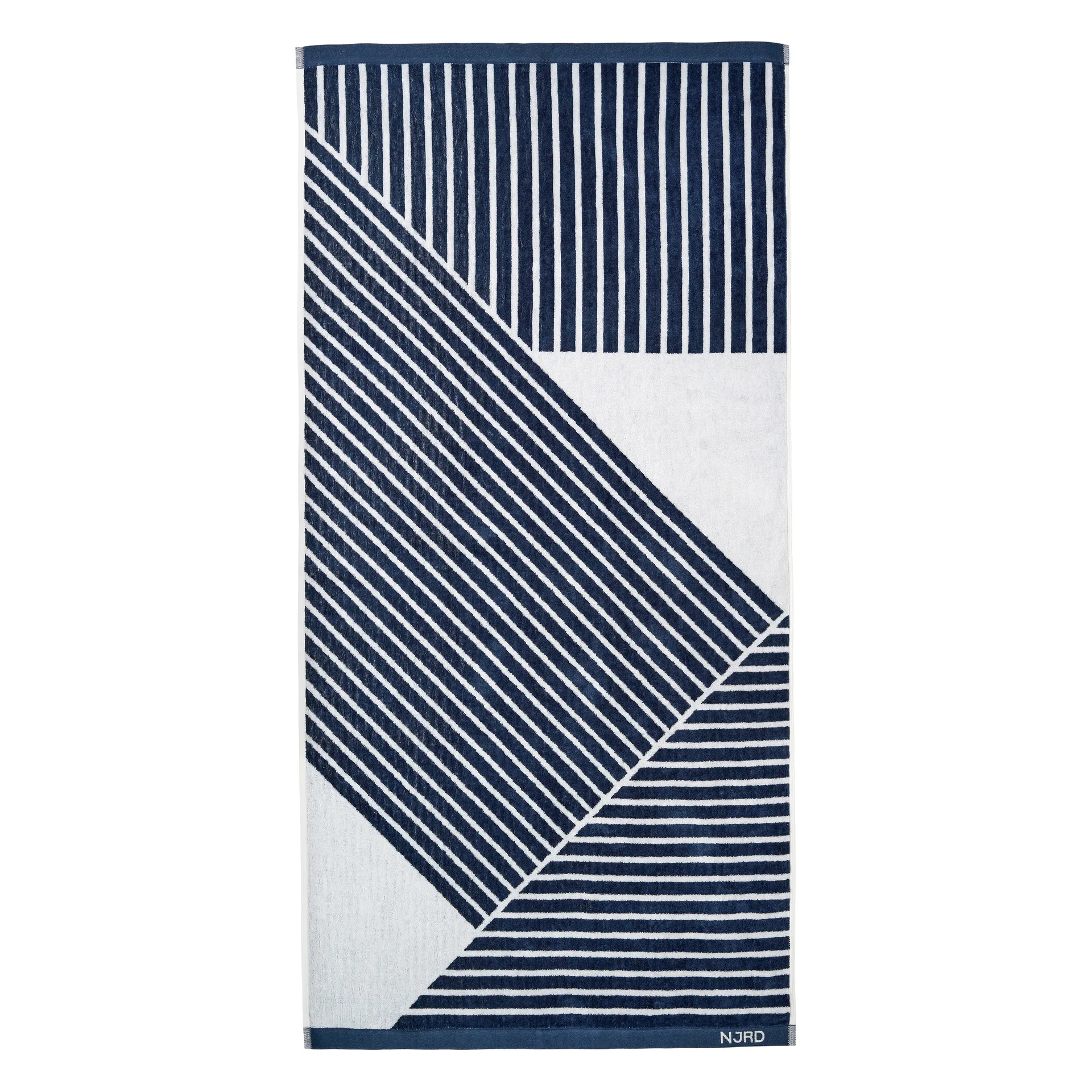 Ręcznik kąpielowy Stripes 70x140 cm, Niebieski NJRD