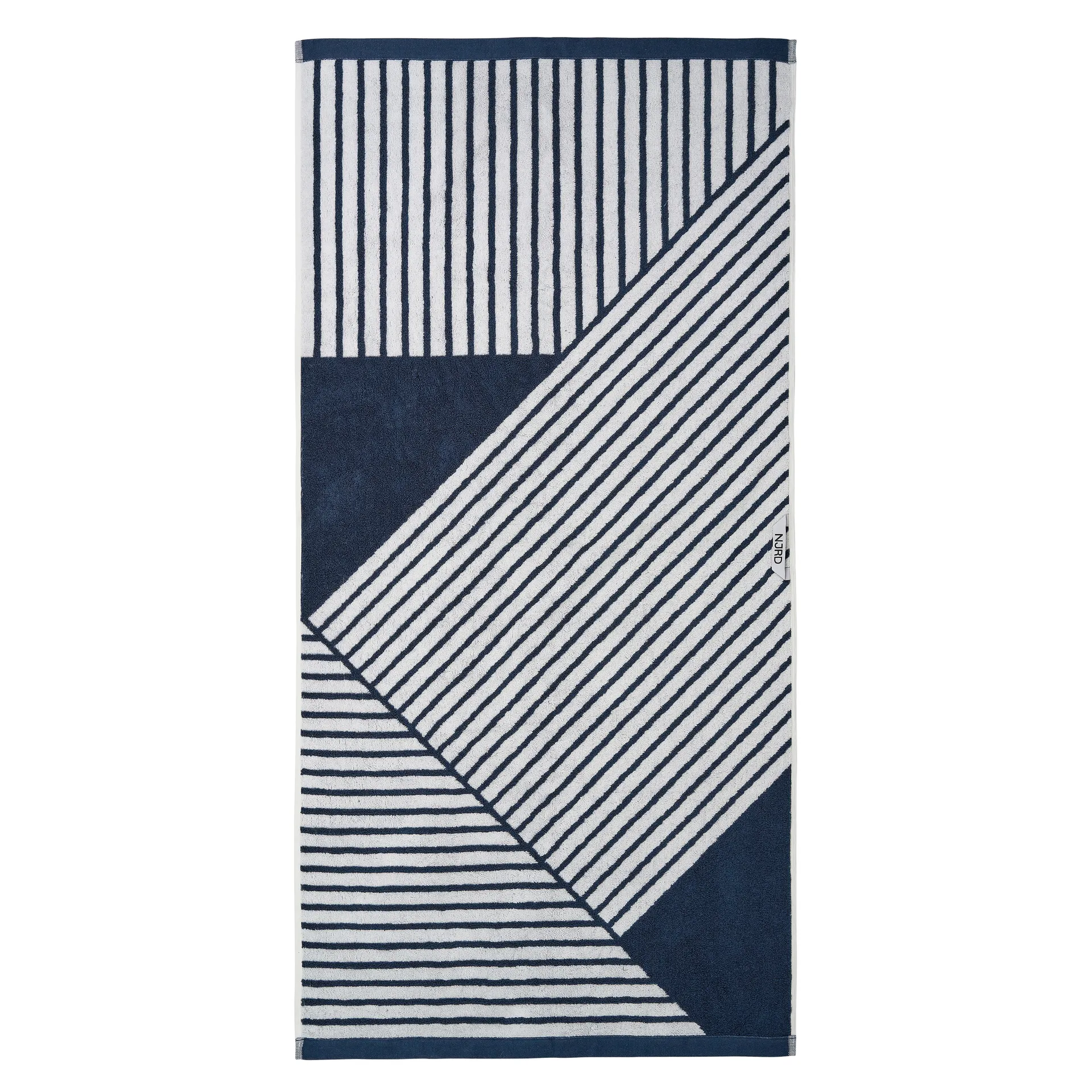 Ręcznik kąpielowy Stripes 70x140 cm, Niebieski NJRD
