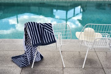 Ręcznik kąpielowy Stripes 70x140 cm - Niebieski - NJRD