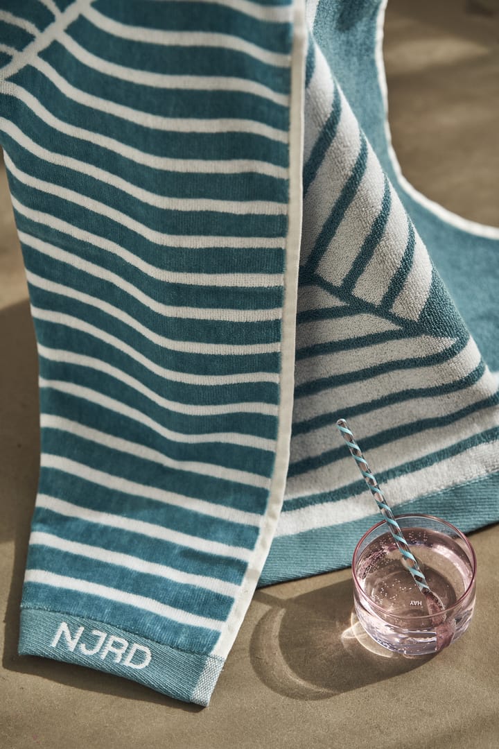 Ręcznik kąpielowy Stripes 70x140 cm Special Edition 2022 - Turkusowy - NJRD