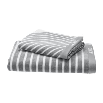 Ręcznik kąpielowy Stripes 70x140 cm - Szary - NJRD