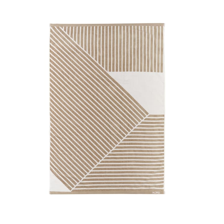 Ręcznik Stripes 100x150 cm - Beż - NJRD