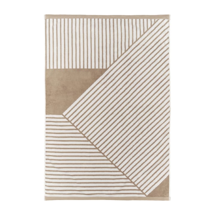 Ręcznik Stripes 100x150 cm - Beż - NJRD