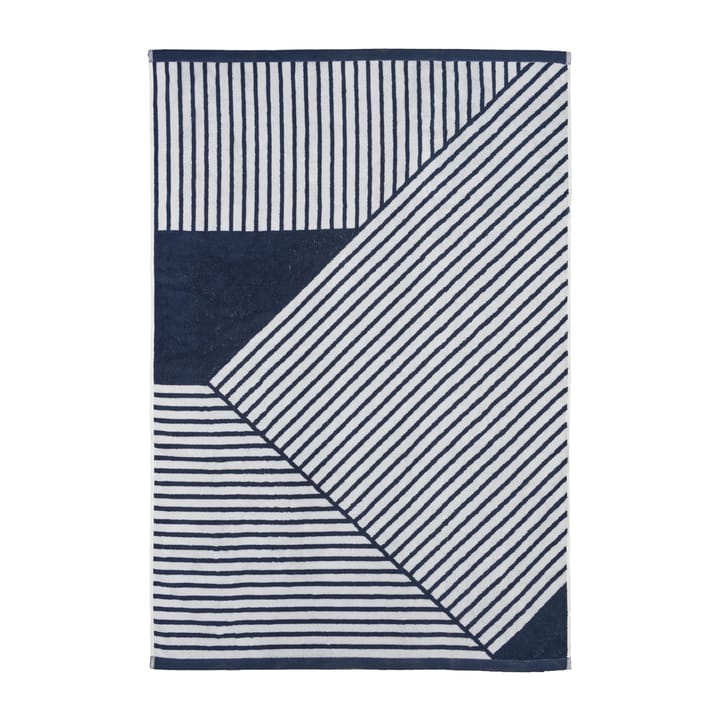 Ręcznik Stripes 100x150 cm - Niebieski - NJRD