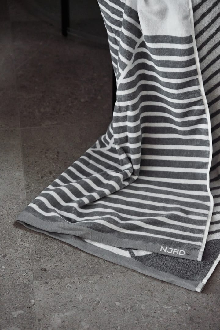 Ręcznik Stripes 100x150 cm - Szary - NJRD