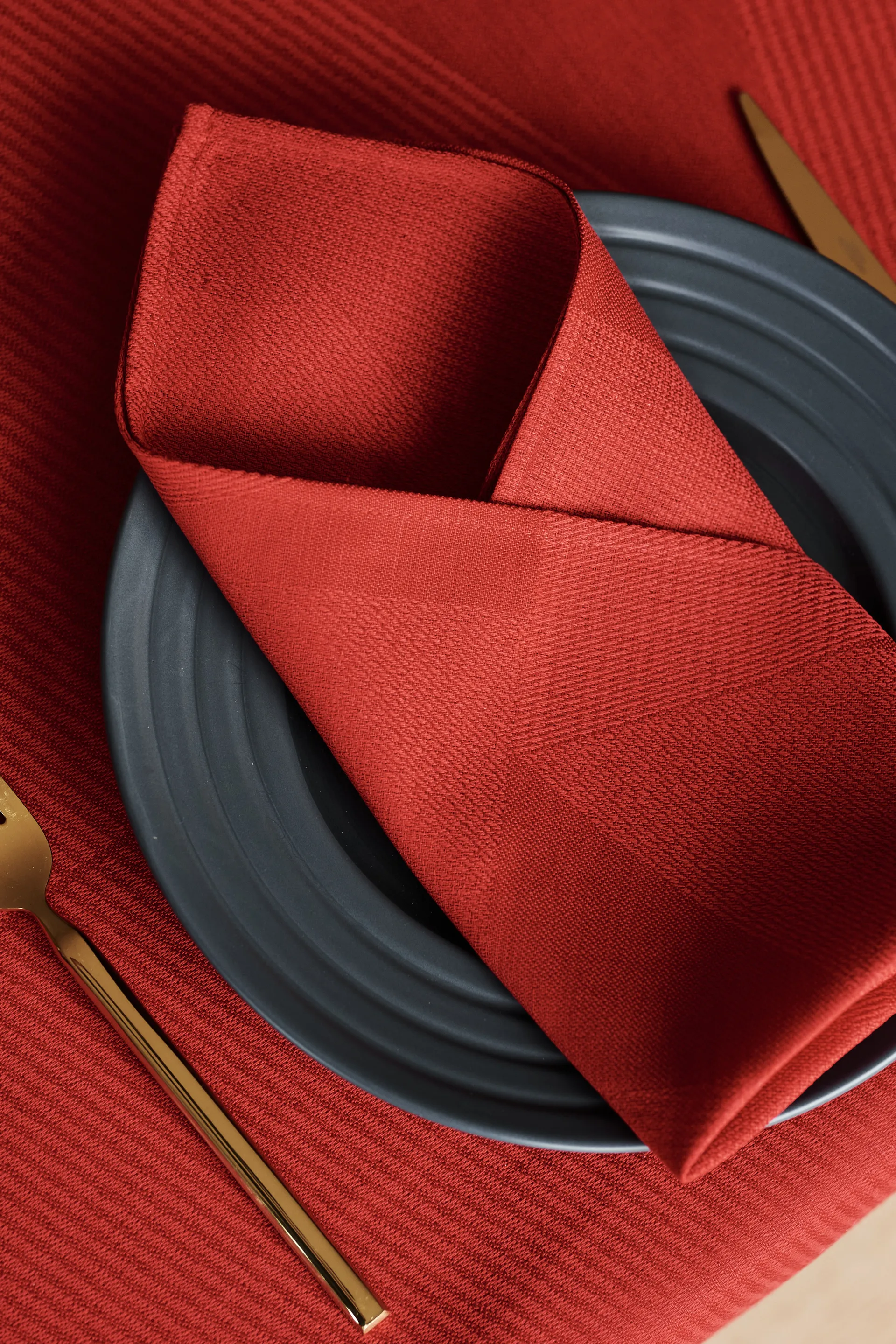 Serwetka Metric 47x47 cm 4-pak, Czerwony NJRD