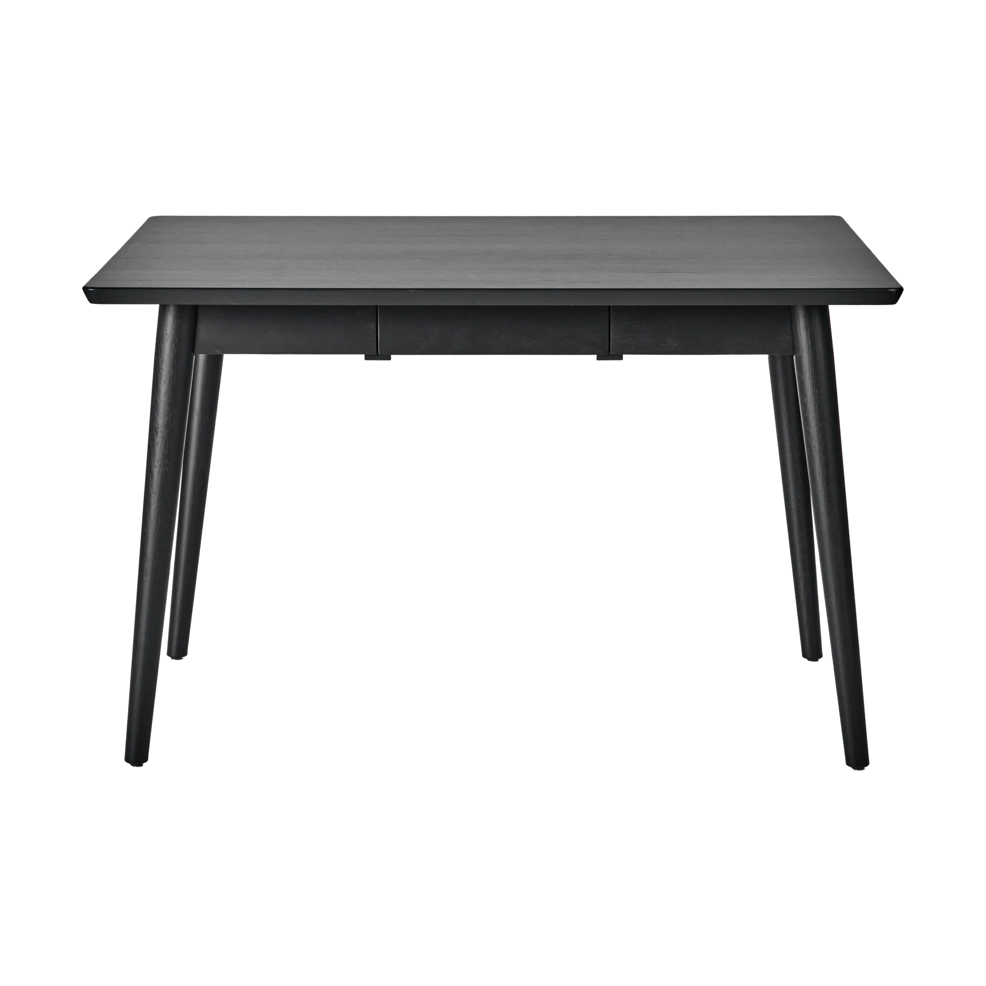 Stół do jadalni VIOR 90x120 cm, Dąb lakierowany na czarno NJRD