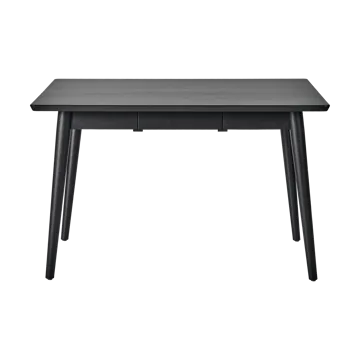 Stół do jadalni VIOR 90x120 cm - Dąb lakierowany na czarno - NJRD