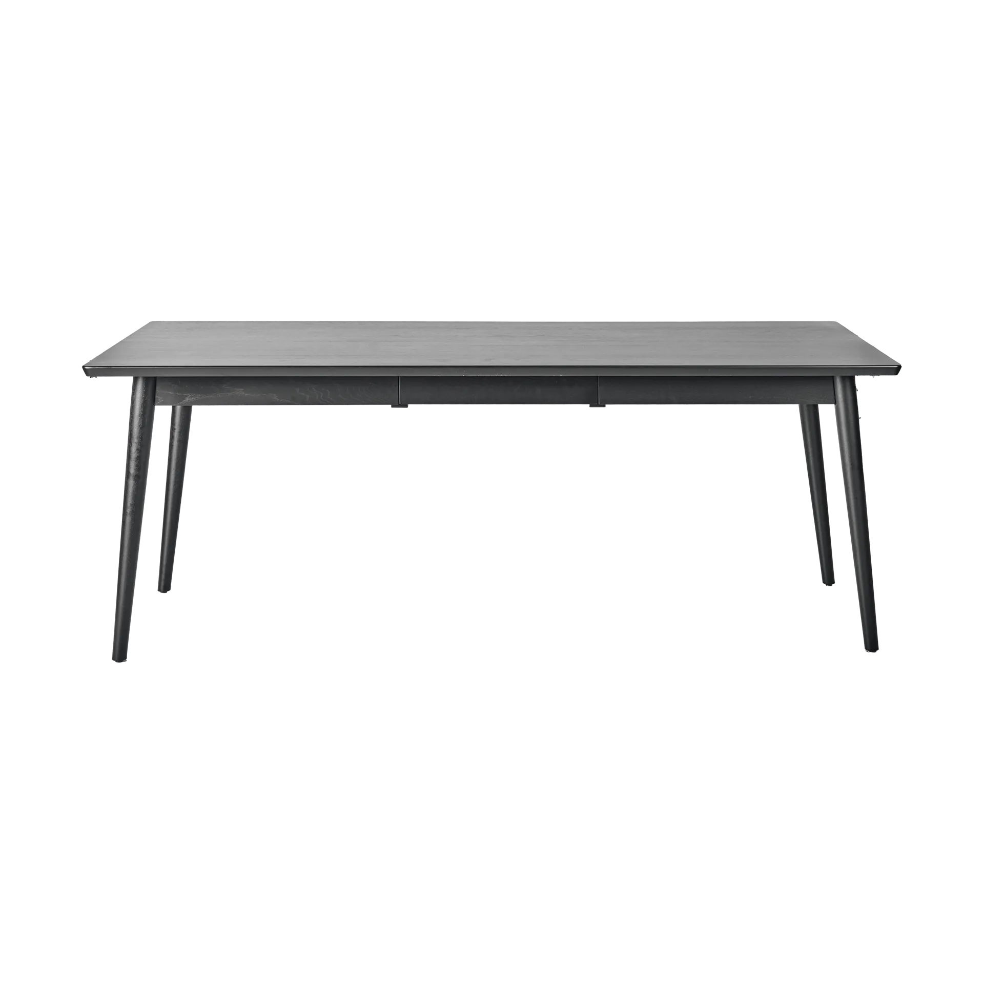 Stół do jadalni VIOR 90x200 cm, Dąb lakierowany na czarno NJRD