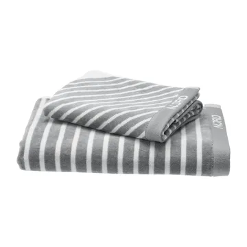 Stripes zestaw ręczników 4 elementy - Szary - NJRD