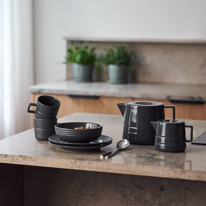 Talerz Lines Ø21 cm 6-pak, Ciemnoszary NJRD