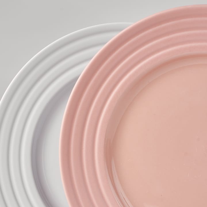 Talerz Lines Ø21 cm 6-pak, Różowy NJRD
