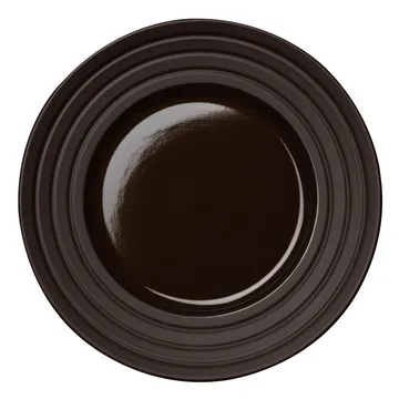 Talerz Lines Ø27 cm - Brązowy - NJRD