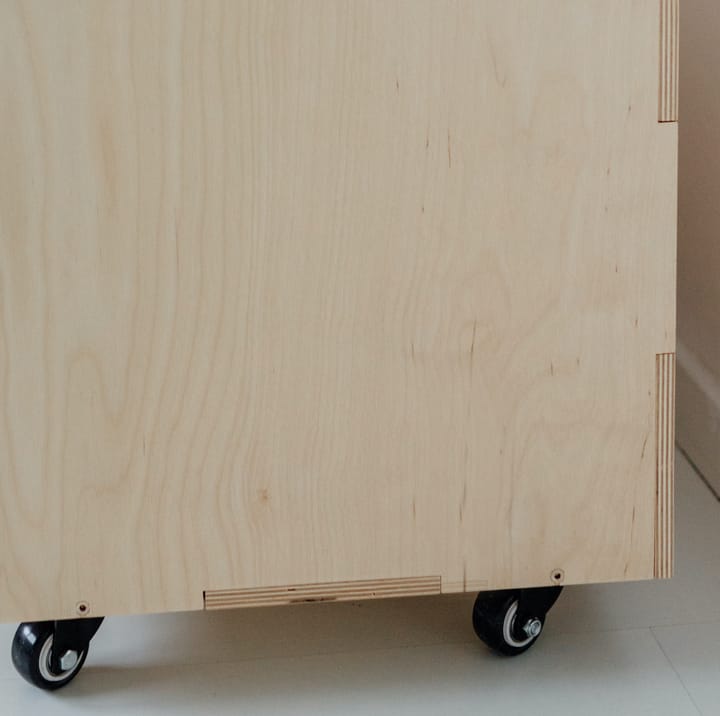 Kółka do skrzyni Cube Storage 4 szt., Czarne Nofred