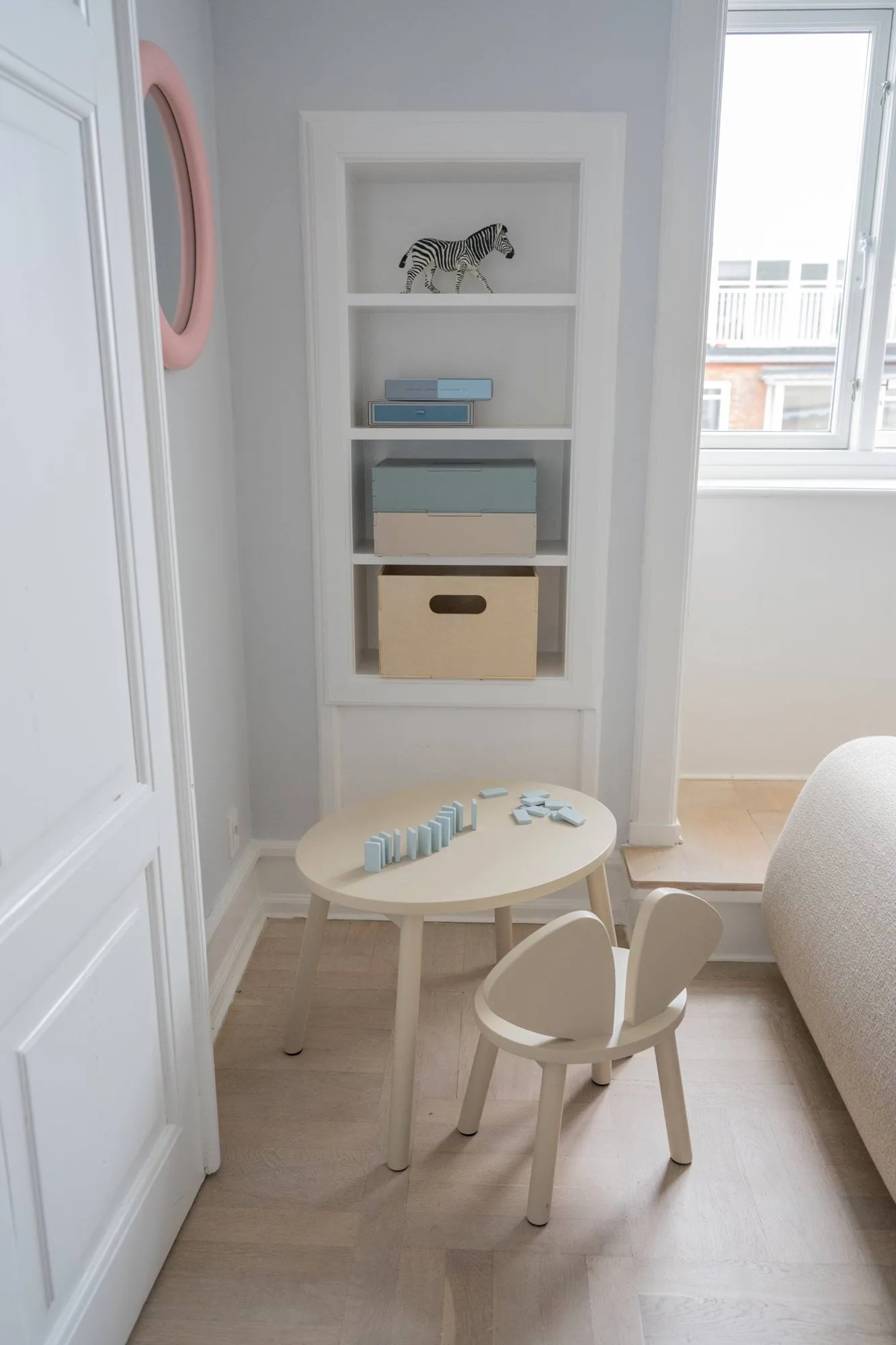 Krzesełko dla dzieci Mouse Chair, Beżowy Nofred
