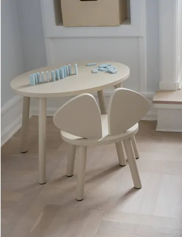 Krzesełko dla dzieci Mouse Chair - Beżowy - Nofred