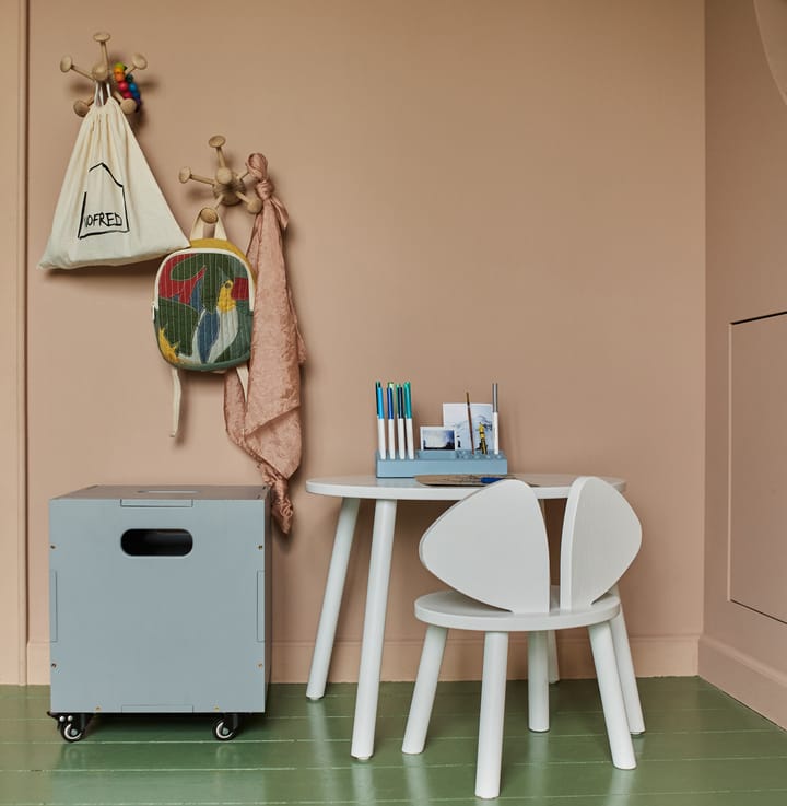 Krzesełko dla dzieci Mouse Chair, Białe Nofred