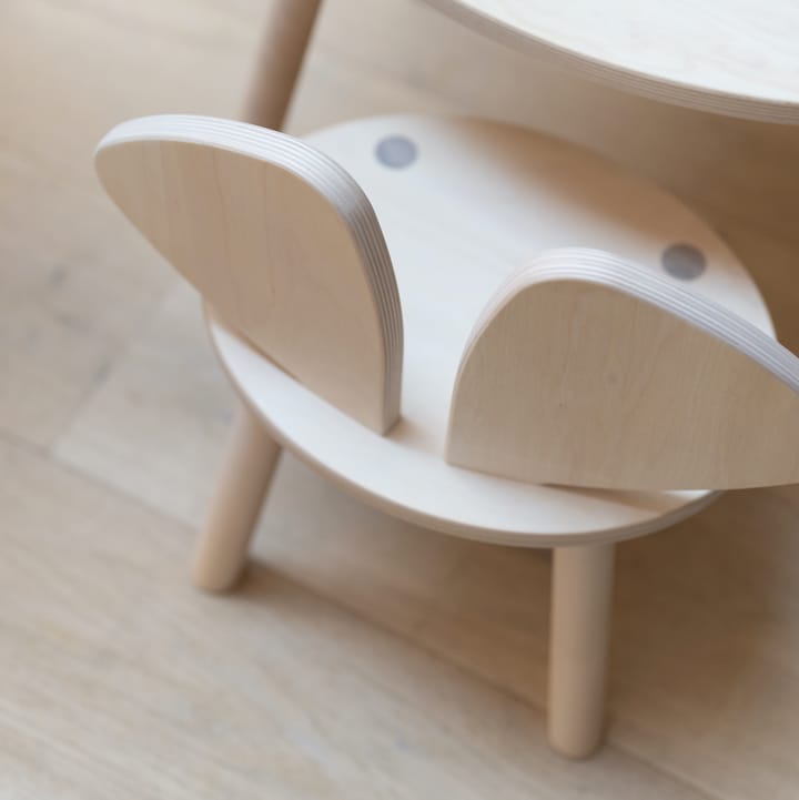 Krzesełko dla dzieci Mouse Chair, Brzoza Nofred
