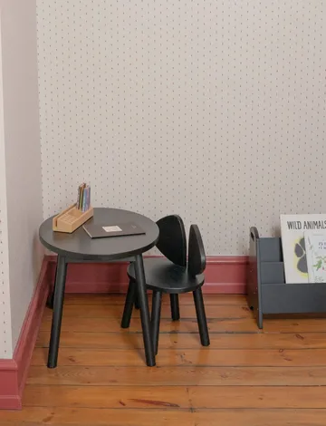 Krzesełko dla dzieci Mouse Chair - Czarne - Nofred