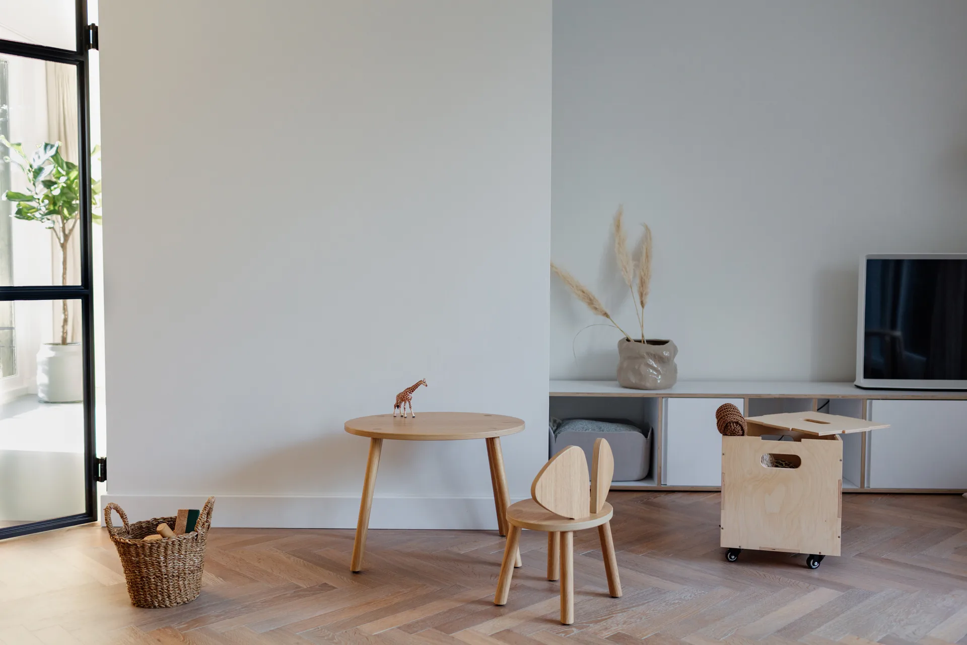 Krzesełko dla dzieci Mouse Chair, Dąb Nofred