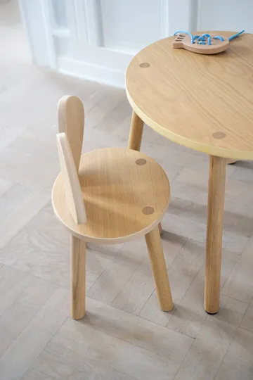 Krzesełko dla dzieci Mouse Chair - Dąb - Nofred