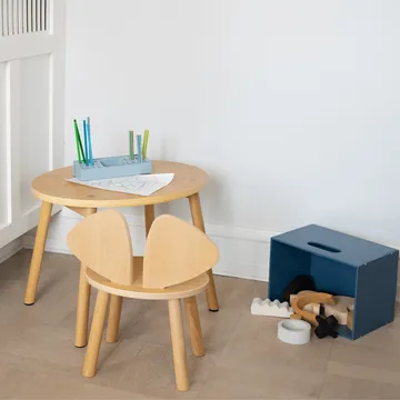 Krzesełko dla dzieci Mouse Chair - Dąb - Nofred