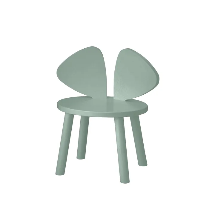 Krzesełko dla dzieci Mouse Chair - Olive green - Nofred