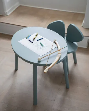 Krzesełko dla dzieci Mouse Chair - Olive green - Nofred