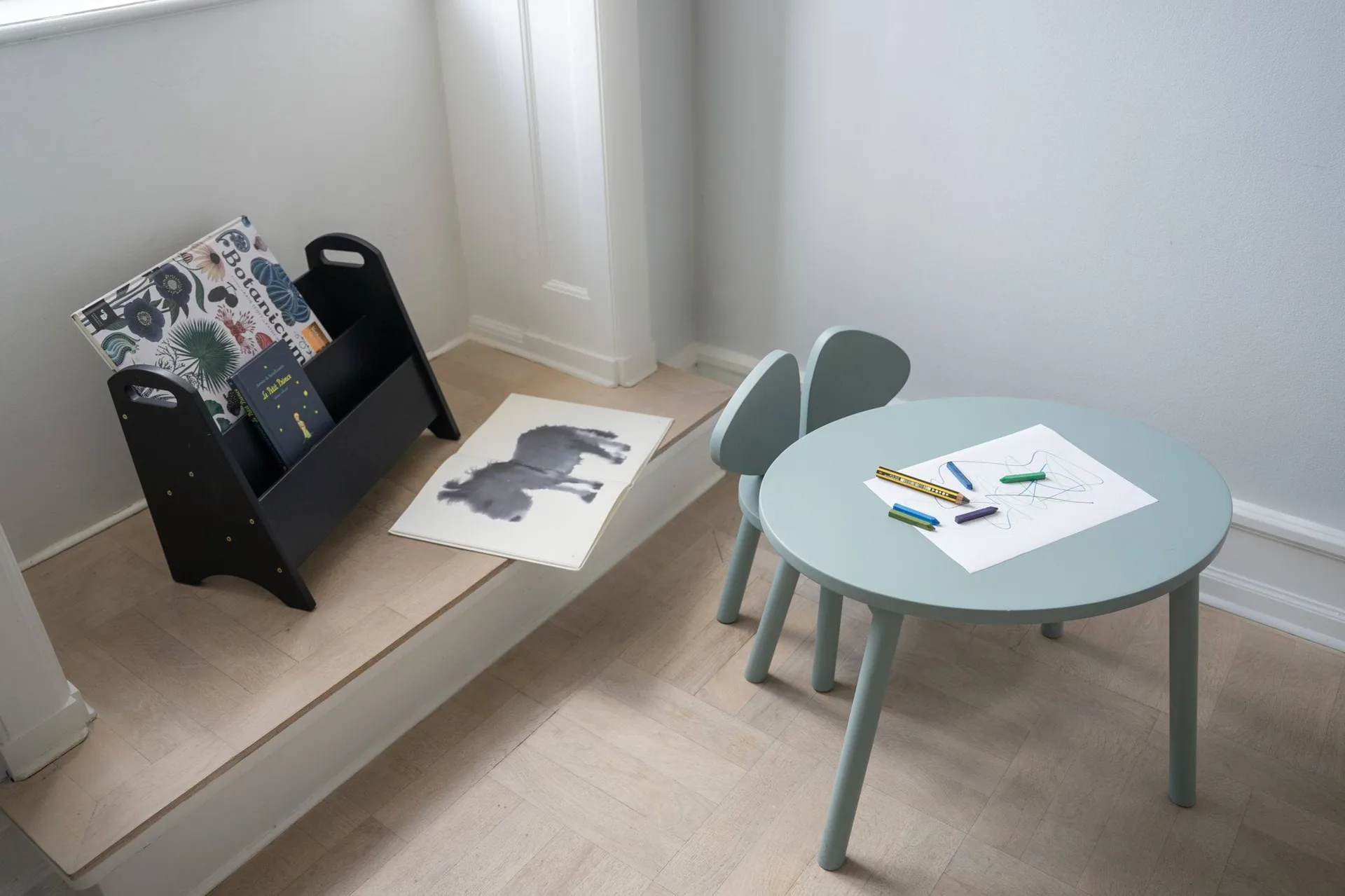 Krzesełko dla dzieci Mouse Chair, Olive green Nofred