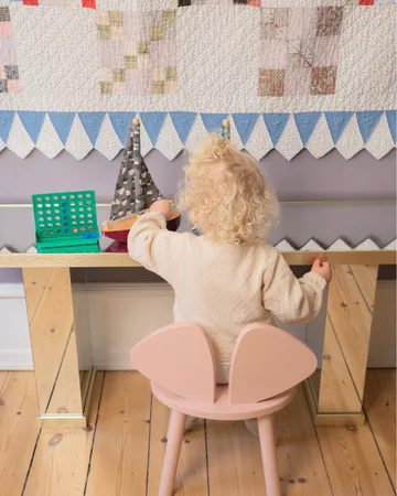 Krzesełko dla dzieci Mouse Chair - Różowy - Nofred