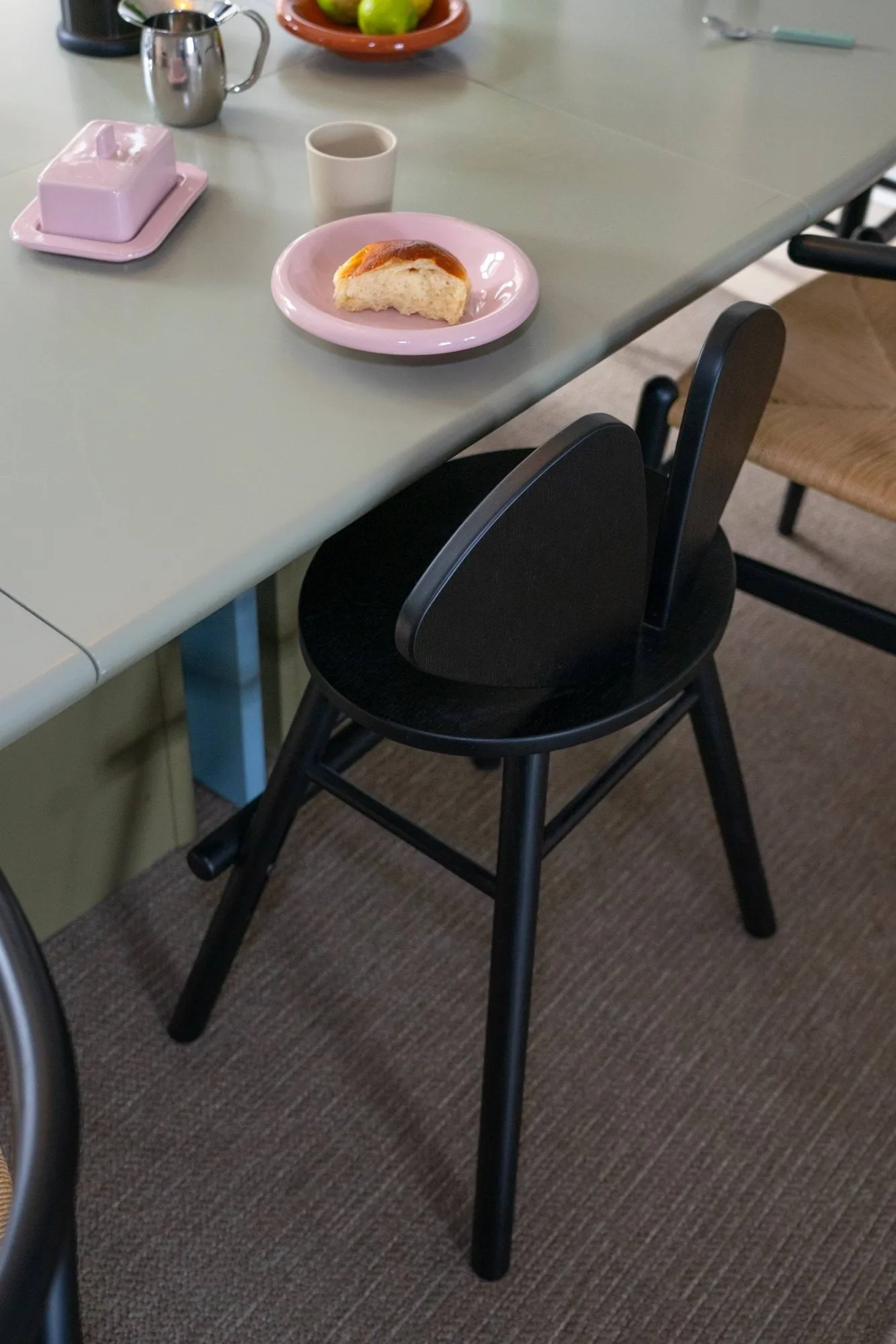 Krzesełko Mouse Chair Junior, Czarne Nofred