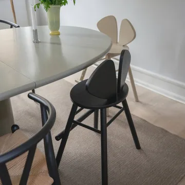 Krzesełko Mouse Chair Junior - Czarne - Nofred
