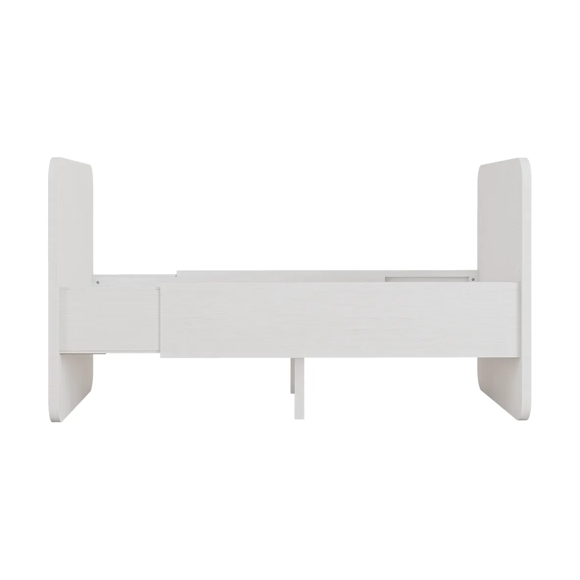 Łóżko dziecięce/młodzieżowe Form 166x77,5x87 cm, Białe Nofred