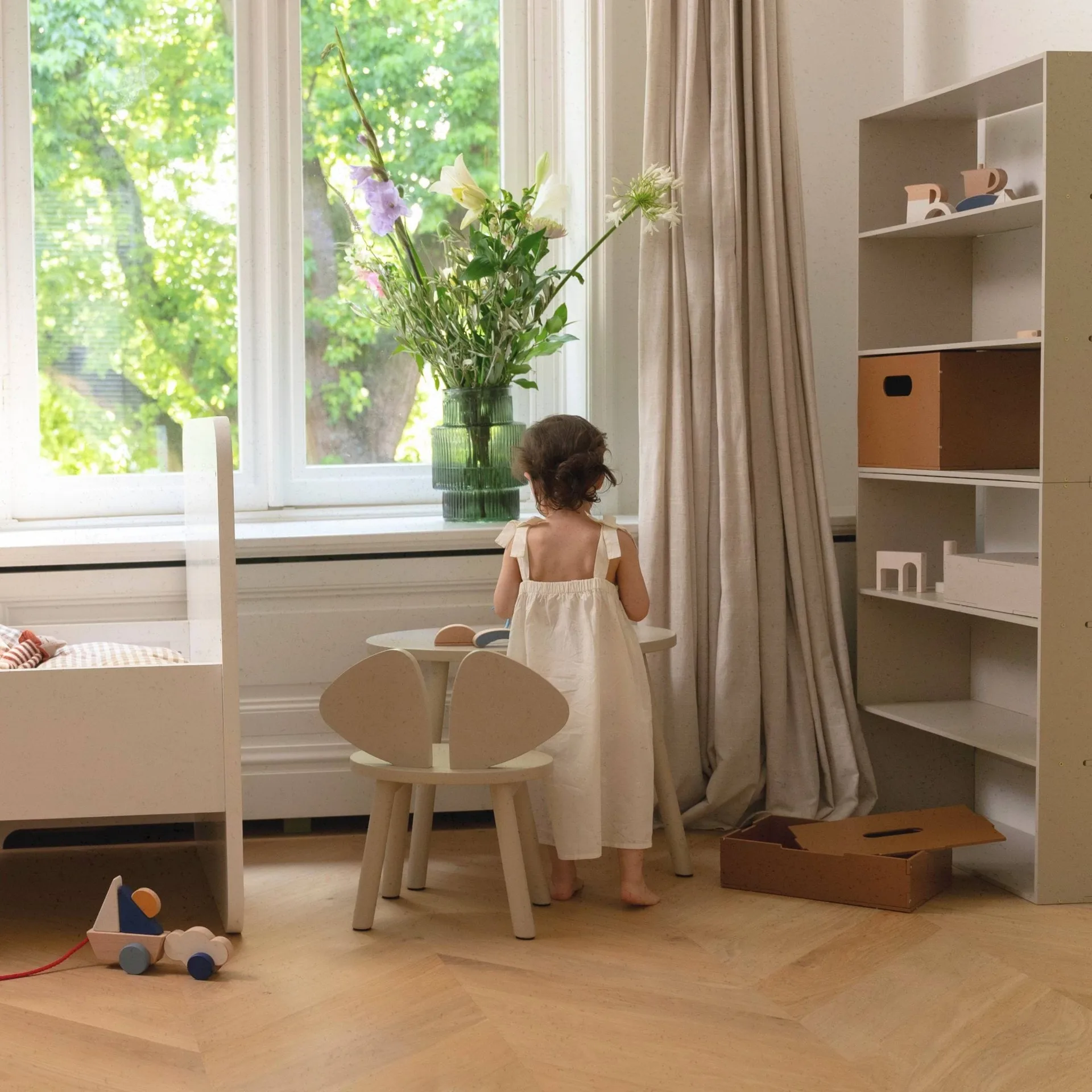 Półka dziecięca Kiddo Shelving, Beżowa Nofred